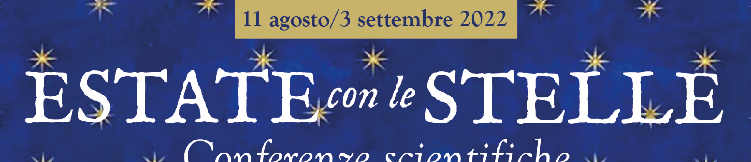 Santa Margherita Ligure, Rassegna culturale "Estate con le stelle", edizione 2022