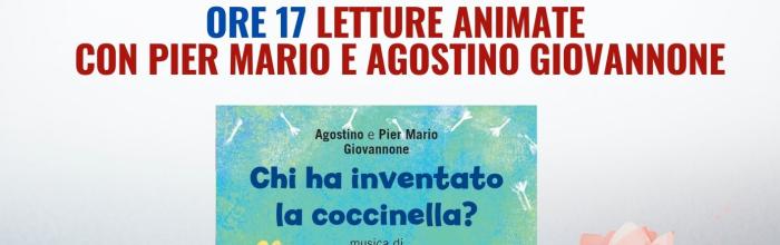 Mignanego, Biblioteca comunale, venerdì 27 marzo - ore 17 - Presentazione della fiaba sonora: "Chi ha inventato la coccinella?" a cura degli autori Pier Mario e Agostino Giovannone