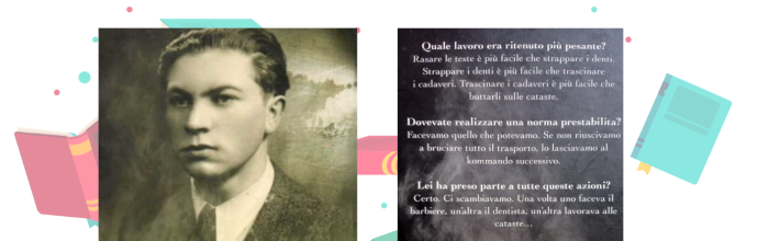 Carasco, Biblioteca Civica - giovedì 30 gennaio 2025 - 18.15 - Lettura e dialogo dal libro: "Io dal crematorio di Auschwitz" di Henryk Mandelbaum