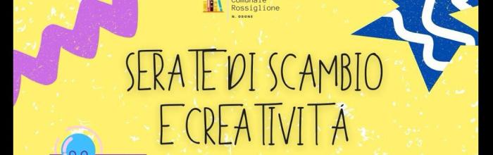 Rossiglione, Biblioteca comunale "N. Odone" - da mercoledì 17 settembre alle ore 20.30 - "Serate di scambio e creatività in biblioteca"