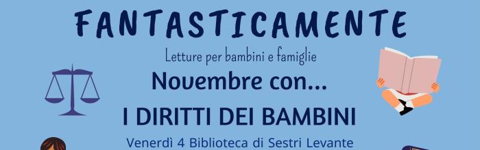 Sestri Levante, Sistema Bibliotecario Urbano: "Fantasticamente" - le letture per i più piccoli nei mesi di novembre e dicembre