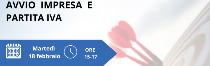 Genova, Informagiovani e CLP - martedì 18 febbraio - ore 15 - "Avvio impresa e partita IVA"