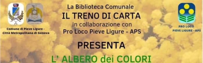 Pieve Ligure, Biblioteca comunale "Il treno di carta" - sabato 8 febbraio 2025 - dalle ore 10 alle ore 12 - presentazione del libro "Filastroccar colori liberamente" di Anita Chieppa