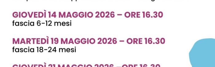 Busalla, Biblioteca "B. von Suttner", dal 12 al 28 maggio - Savignone, Biblioteca "E. Balabbio", dall'1 al 20 giugno - Rassegna bibliografica Nati per Leggere (9. ed. 2025)