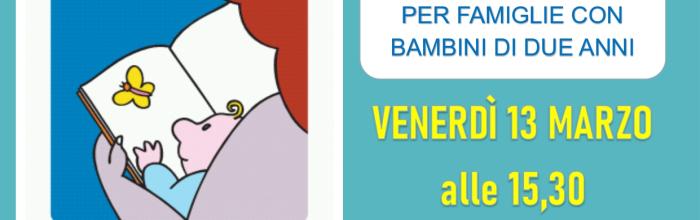 NpL Liguria - Masone, Biblioteca comunale "Maestro Franco Pastorino" - venerdì 13 marzo - ore 15.30 - Incontro di lettura per famiglie con bambini di due anni