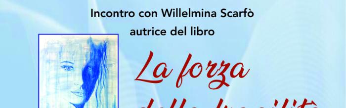 Cogoleto, Biblioteca Comunale "E. Firpo" - venerdì 25 settembre ore 17 - incontro con l'autrice "WILLELMINA SCARFO'"