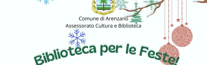 Locandina - Biblioteca per le Feste! - Arenzano