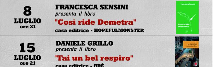 Cogoleto, Biblioteca comunale "E. Firpo" - mercoledì 8 luglio - ore 21.00 "Parole In Riva Al Mare"con l'autrice Francesca Sensini 