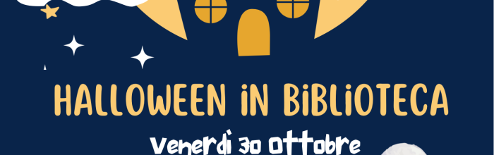 Rossiglione, Biblioteca comunale"Nicolò Odone" - venerdì 30 ottobre ore 17.00 - festeggia - "Halloween in Biblioteca"