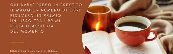  Rossiglione, Biblioteca comunale "N. Odone" - dal 23 settembre al 23 dicembre 2024 - Concorso: "Lettore del trimestre"