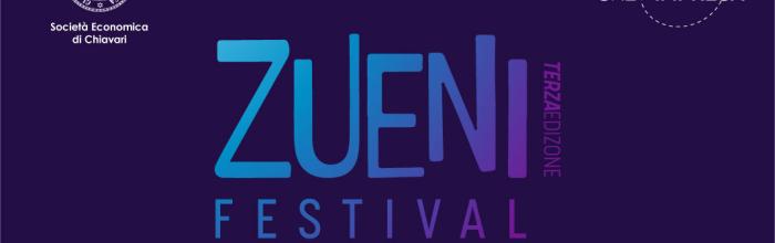  Chiavari, Società Economica, via Ravaschieri 15, venerdì 26 e sabato 27 settembre - "Zueni Festival" 