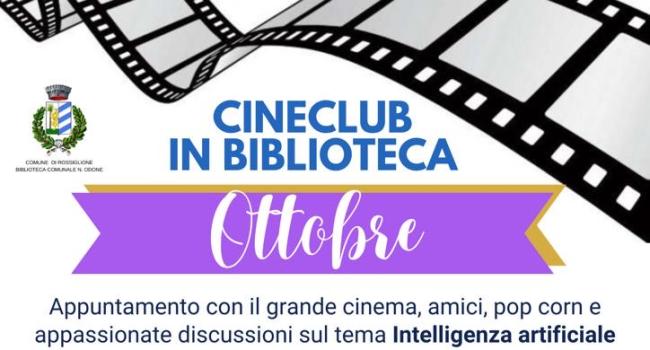 Rossiglione, Cineclub in Biblioteca - 6, 13, 20 e 27 ottobre 2023 - ore 21