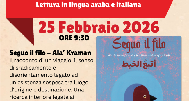 Ronco Scrivia, Biblioteca comunale "T. Marangoni" - 20 e 25 febbraio - "Letture in tante lingue" e "Parole in cammino" -  Due incontri di lettura per la Giornata della Lingua Madre