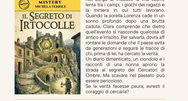 Mignanego, Biblioteca comunale, venerdì 22 maggio - ore 17.30 Presentazione del libro:"Il segreto di Irtocolle"