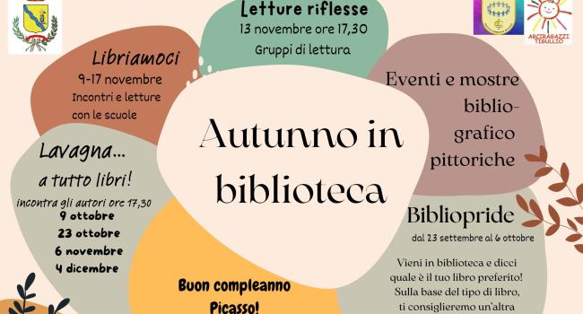 Lavagna, Autunno in biblioteca - 2024