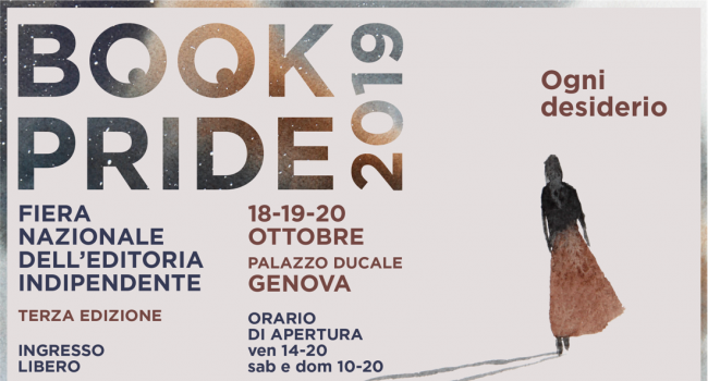 BOOK PRIDE, Genova - Palazzo Ducale, 18/20 ottobre 2019 