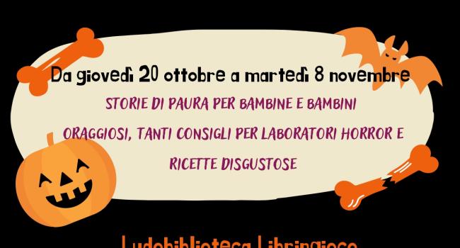 Lavagna, Ludobiblioteca "Libringioco", dal 20 ottobre all'8 novembre 2022 - Hello Halloween!