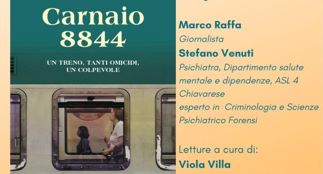 Sestri Levante, Palazzo Fascie, Sala Bo - venerdì 15 settembre, ore 18 - Paolo Fizzarotti presenta il suo thriller "Carnaio 8844" 