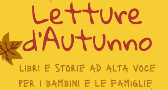 Carasco, Biblioteca civica, sabato 18 ottobre - ore 10.00 - "Letture d'autunno" 