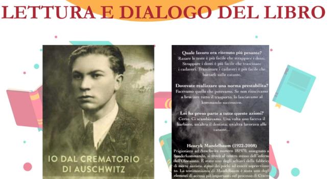 Carasco, Biblioteca Civica - 24 gennaio - dalle ore 18.15 - Lettura e dialogo dal libro: "Io dal crematorio di Auschwitz" di Henryk Mandelbaum