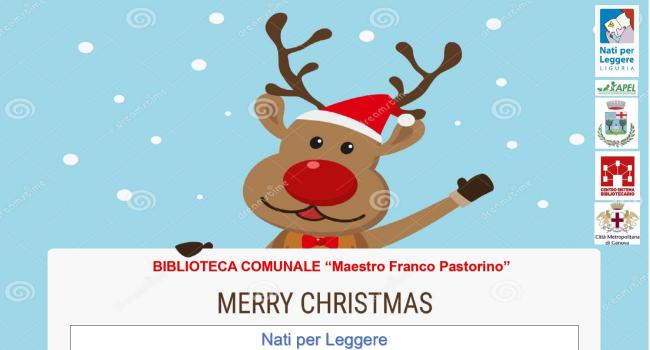 NpL Liguria - Masone, Biblioteca comunale "Maestro Franco Pastorino" - 18 e 19 dicembre - ore 10.30 - Letture della renna