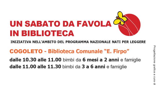 Cogoleto -  NpL Liguria, Biblioteca Civica "E.Firpo" 29 agosto e 26 settembre -" Un mondo di coccole"