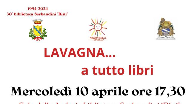   Lavagna, Biblioteca civica "G. Serbandini Bini", mercoledì 10 aprile 2024 - ore 17.30 - Presentazione dei libri: "A gamba tesa" di Annalisa Scaglione e "Città d'acciaio" di Fulvio Di Sigismondo 