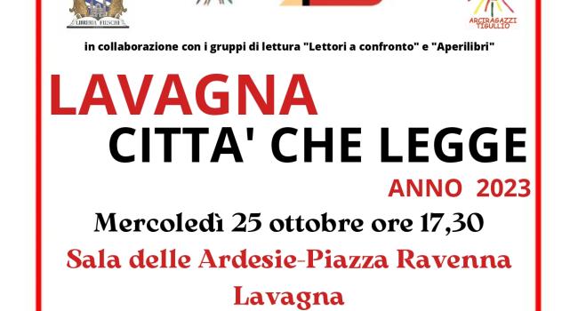 Lavagna, Biblioteca civica "G. Serbandini Bini", mercoledì 25 ottobre, ore 17.30 - Mario Dentone presenta il suo ultimo romanzo "Un marinaio. 1. La moglie del capitano"