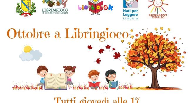 NpL Liguria - Lavagna, Ludobiblioteca "Libringioco" - "Autunno e i suoi colori" letture per bambini e bambine (da 3 anni) tutti i giovedì del mese di ottobre - ore 17