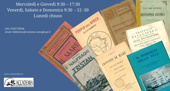 Camogli, Biblioteca Civica "N. Cuneo" - martedì 9 giugno ore 10.30 inaugurazione mostra "Quel Libro Ritrovato"