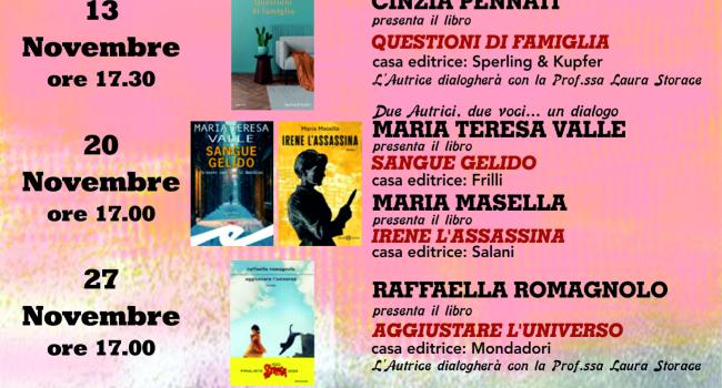 Cogoleto, Biblioteca “E. Firpo” - giovedì 20 novembre - ore 17:30 - Incontro con le autrici Maria Teresa Valle e Maria Masella