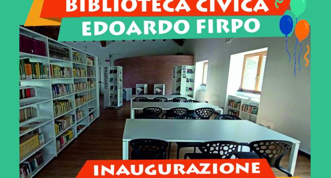 Cogoleto, Piazzale Caduti di Nassirya, 3 - venerdì 5 settembre - dalle ore 15.30 - Inaugurazione della nuova sede della Biblioteca civica "E. Firpo" 