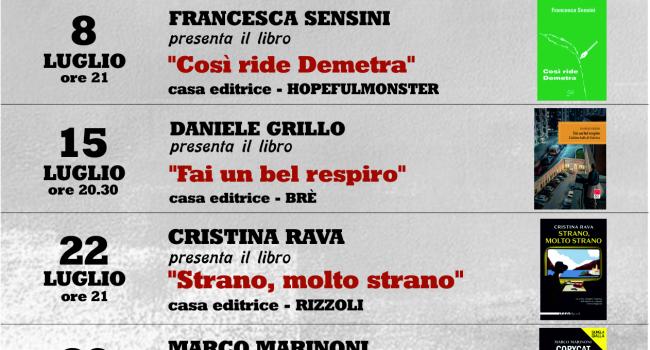 Cogoleto, Biblioteca comunale "E. Firpo" - mercoledì 8 luglio - ore 21.00 "Parole In Riva Al Mare"con l'autrice Francesca Sensini 