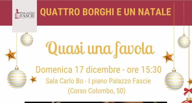 Sestri Levante, Palazzo Fascie, dal 17 al 23 dicembre 2023 - Tre eventi natalizi per bambini e famiglie