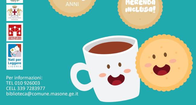 NpL Liguria - Masone, Biblioteca comunale "Maestro Franco Pastorino" - venerdì 21 novembre - ore 16.30 - "Storie a merenda" - per bambini e bambine dai 3 ai 5 anni