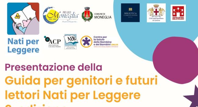Moneglia, Biblioteca "Clemente Dolera", dal 27 maggio al 10 giugno - Selezione dalla Rassegna bibliografica Nati per Leggere (nona edizione)