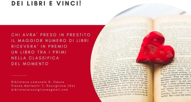 Rossiglione, Biblioteca comunale "Nicolò Odone", dal 12 gennaio al 12 aprile - "Un trimestre di libri"