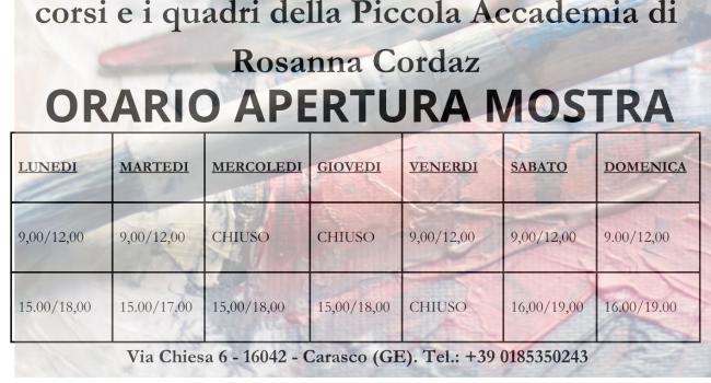 Carasco, Biblioteca Civica - dal 15 giugno al 22 giugno, presenta: "Una Mostra Da Vedere , Un' Emozione Da Vivere"