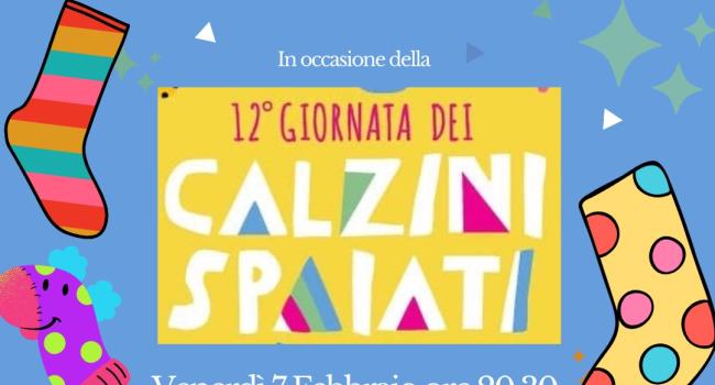 Rossiglione, Biblioteca "Nicolò Odone" - venerdi' 7 febbraio 2025 - ore 20,30 -  Dodicesima giornata dei "Calzini spaiati"