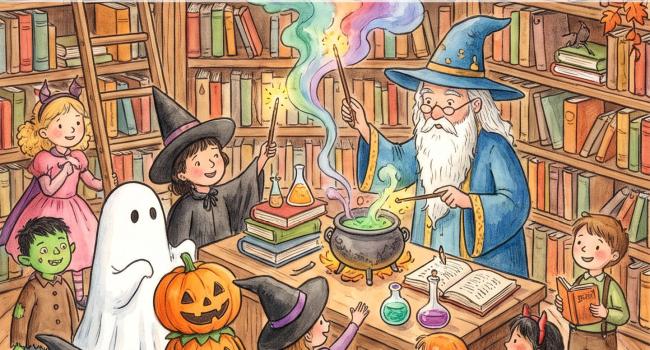 Busalla, Biblioteca comunale, sabato 31 ottobre - ore 16 - "Halloween tra i libri"