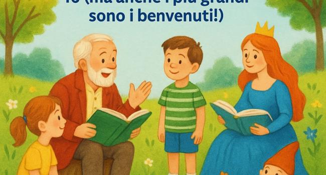 Chiavari, Biblioteca della Società Economica, Giardino dei Lettori, sabato 17 maggio - ore 10 - "Il Giardino delle Favole" per bambini e bambine dai 3 ai 10 anni
