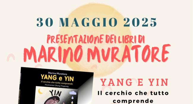 Arenzano, Villa Mina, Sala Peppino Impastato, venerdì 30 maggio - ore 16.45 - Presentazione degli ultimi due libri di Marino Muratore