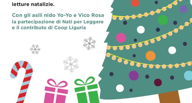 Genova, Palazzo Tursi, Agenzia per la famiglia - venerdì 15 dicembre, dalle ore 10 - Accendiamo l'albero! Festa per l'accensione dell'albero e letture natalizie       