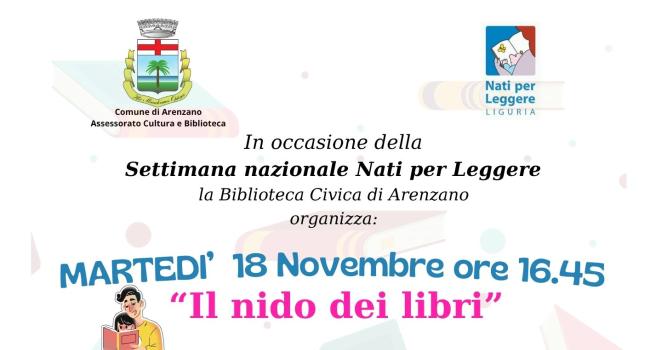  NpL Liguria - Arenzano, Biblioteca civica "G. Mazzini" - Ecco tutte le iniziative per il mese di novembre! Da lunedì 17