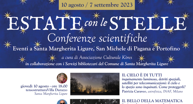 Santa Margherita Ligure, San Michele di Pagana e Portofino - Dal 10 agosto 2023 - "Estate con le stelle 2023"