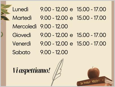 Orario invernale 2025/26