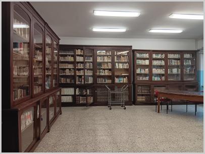 Una sala della Biblioteca Storica Scolastica Sammargheritese 