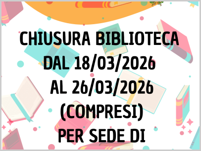 Chiusura Biblioteca