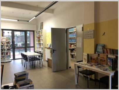 Ingresso interno della biblioteca